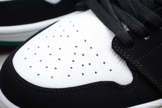 Cheap TBkick Mystic Jordan Low Black Air White 1 Green 553558-113 0707